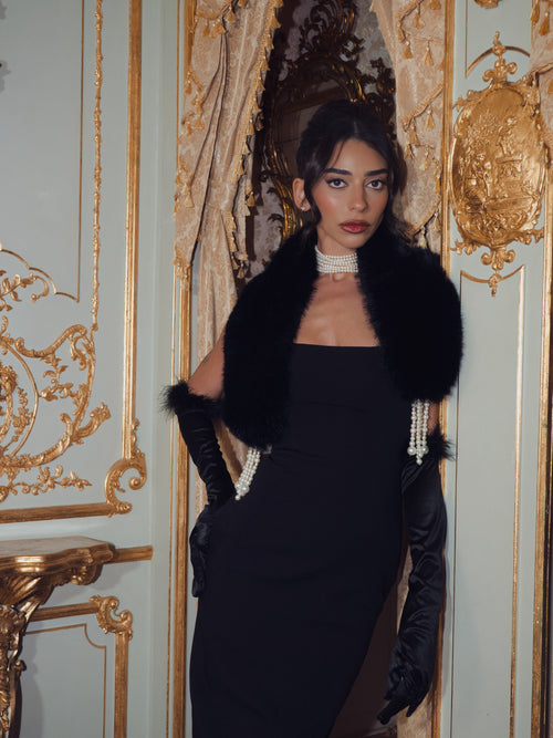 Faux fur scarf