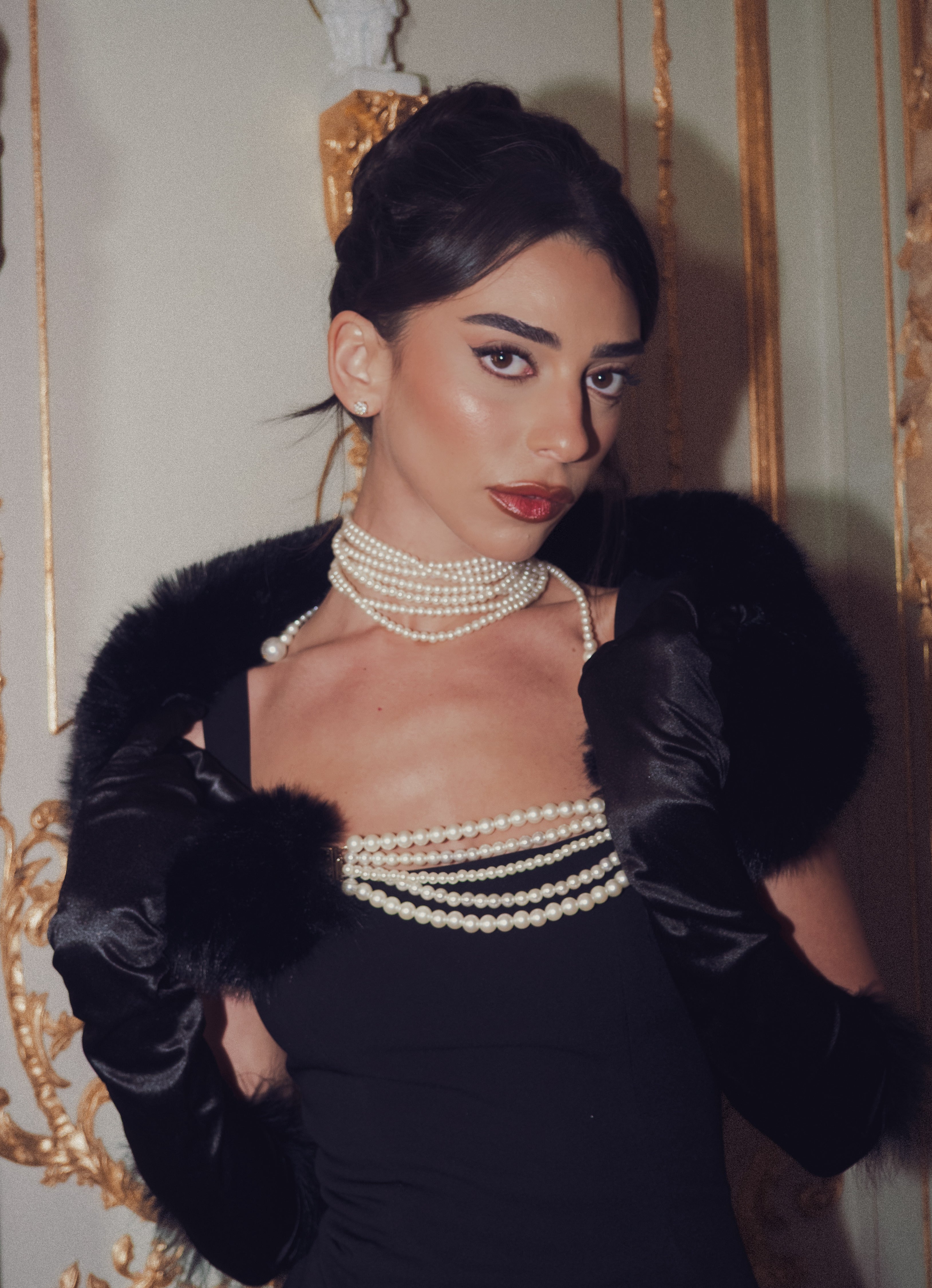 Faux fur scarf
